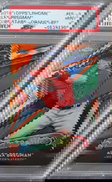 Alex Bregman Orange #/25 2018 Topps Chrome Future Stars Refractor FS-9 PSA 9