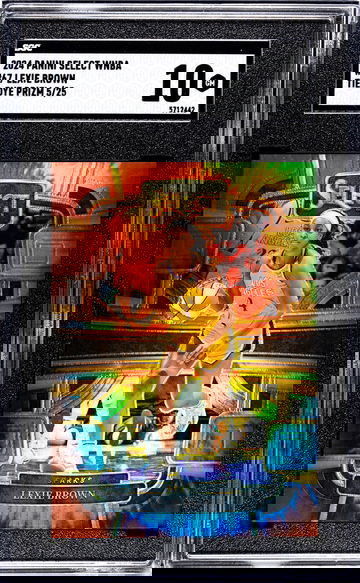 2024 Panini Select Tie-Dye Prizm Lexie Brown #67 /25 SGC 10