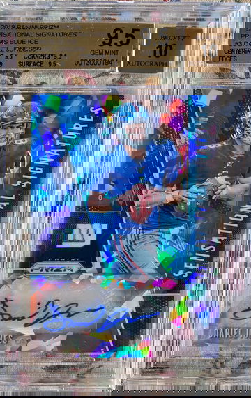 2019 Prizm Blue Ice Auto Daniel Jones RC