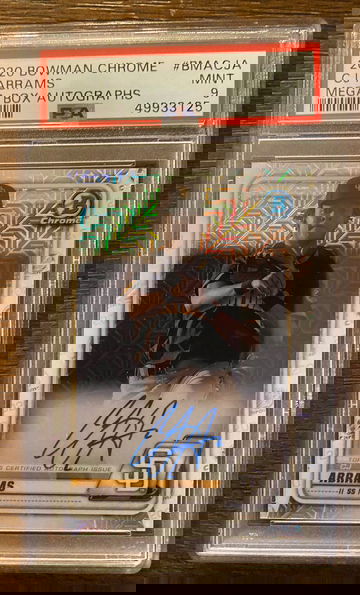 2020 Bowman Chrome CJ Abrams Mega Auto PSA 9