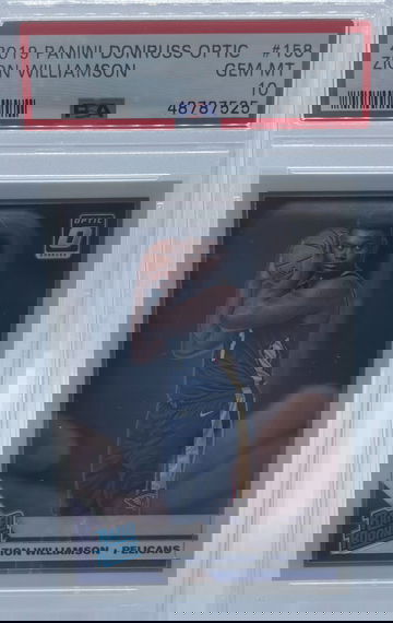 2019 Panini Donruss Optic Zion Williamson PSA 10 GEM MINT