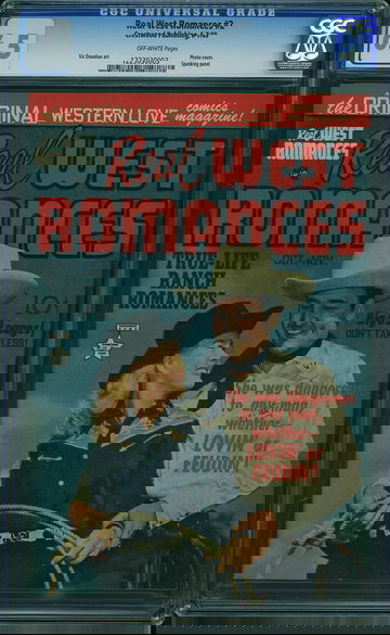 REAL WEST ROMANCES #2, CGC 6.5 FN+