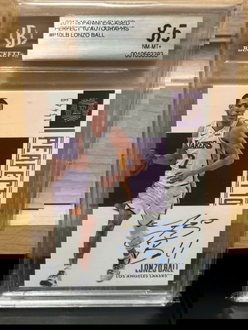 2017 Lonzo Ball auto rookie BGS 8.5