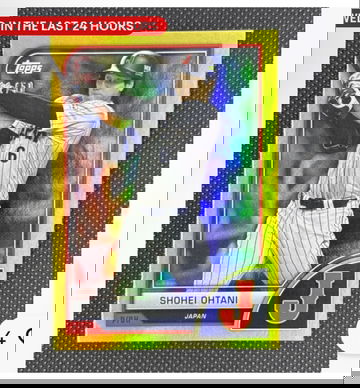 2023 Topps WBC - Image Variation Gold Rainbow Foil #45 Shohei Ohtani /50