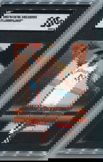 2003/04 UD Rookie Exclusives Lebron James SGC 10