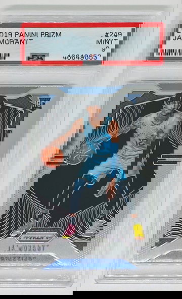 Ja Morant Prizm Base RC PSA 9