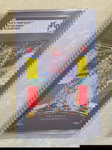 Luka Doncic 2018 Panini Select Tri Color Prizm