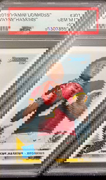 2019 donruss dwayne haskins psa 10
