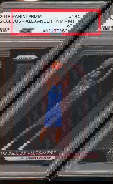 2019 Panini Prizm Shai Gilgeous Alexander PSA 8