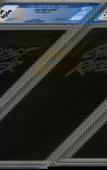 Ghost Rider 40 vol. 2 CGC 9.8 Midnight Massacre Black Parchment cover