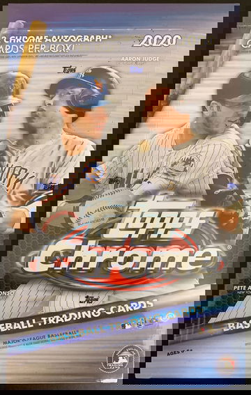 2020 Topps Chrome Hobby Box 