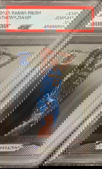 2012 Prizm Anthony Davis PSA 10