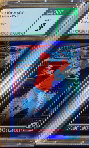 2018 Donruss Optic Blue Shohei Ohtani #32/149