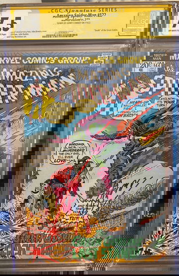 Amazing Spider-Man #122 signed by Gerry Conway