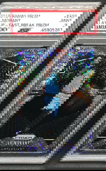 Ja Morant 2019 Prizm Fast Break Variation PSA 9 