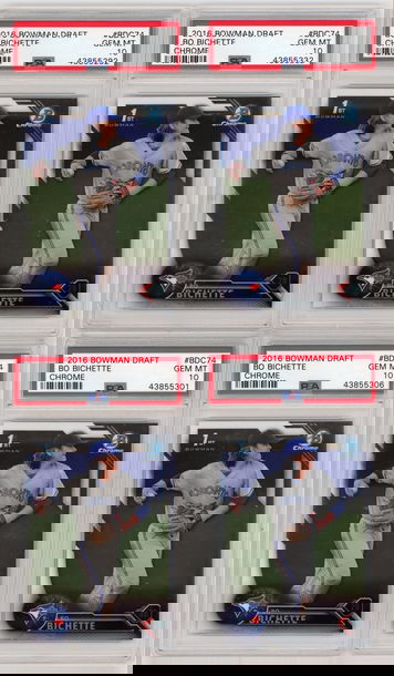 4 x Bo Bichette psa 10