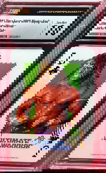 1991 WWF Playing Card Ultimate Warrior