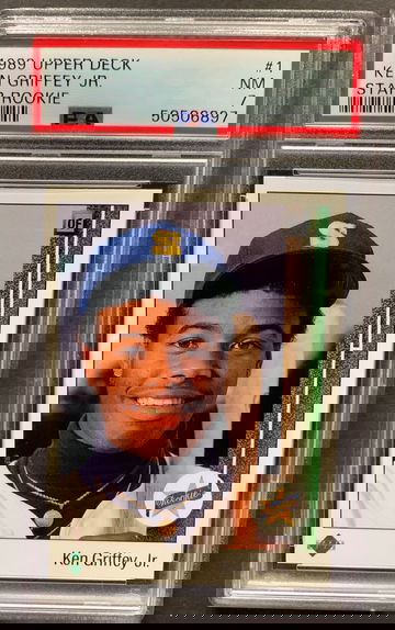 1989 Upper Deck Ken Griffey Jr. PSA 7