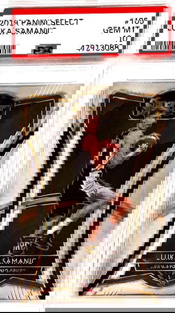 2019 Panini Select 105 Luka Samanic Premier Level PSA 10 Gem Mint