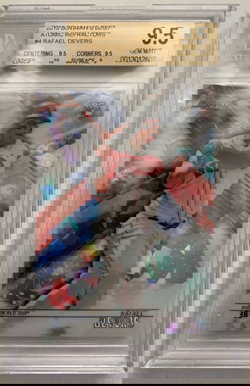 Rafael Devers 2018 Bowman’s Best Atomic Refractor RC BGS 9.5