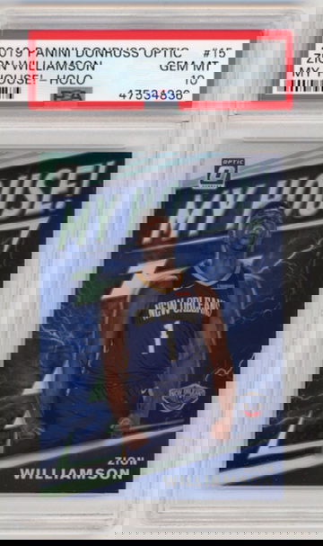 Zion Williamson 2019 Donruss Optic My House Holo PSA 10 Rookie