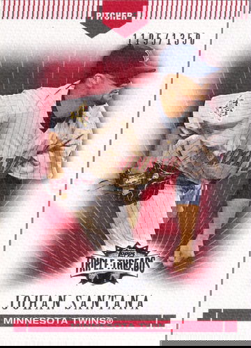 2007 Topps Triple Threads Johan Santana #125 1195/1350