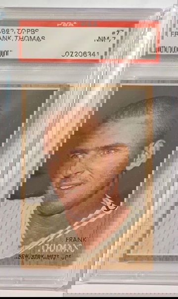 1962 Topps Frank Thomas PSA 7