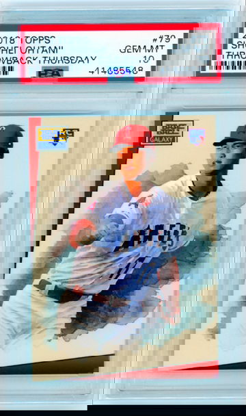 2018 Topps Throwback Thursday #79 Shohei Ohtani PSA 10 GEM MINT 10!