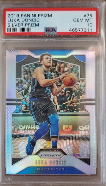2019 Prizm Silver Luka Doncic PSA 10