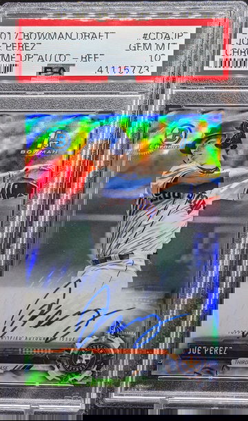 2017 Bowman Draft Joe Perez 1st Refractor /499 PSA 10