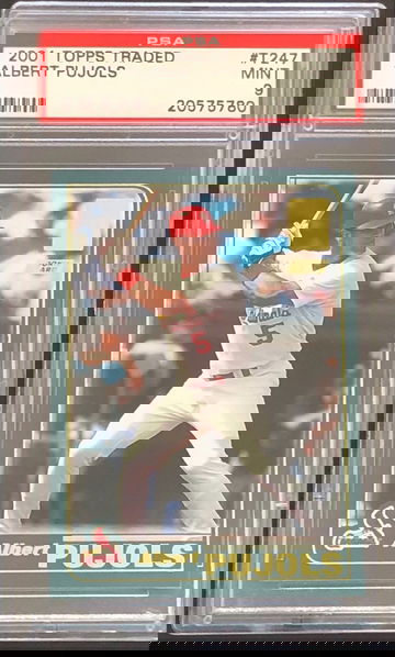 2001 Topps Traded Albert Pujols RC 1st. Ballot HOF