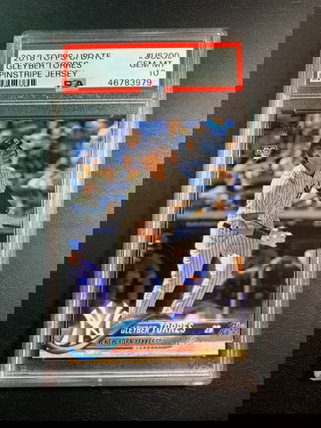 Gleyber Torres 2018 Topps Update Rookie PSA 10.