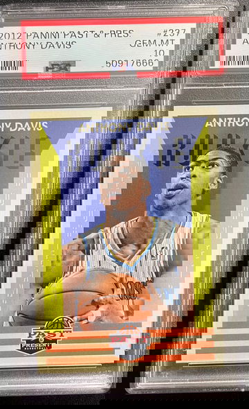 2012 Panini Past and Present Anthony Davis PSA 10