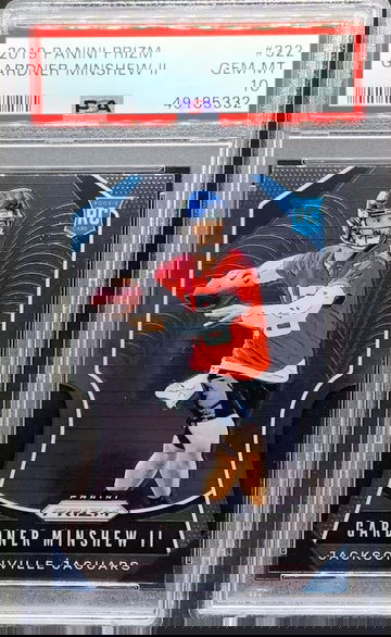 2019 PRIZM GARDNER MINSHEW PSA 10