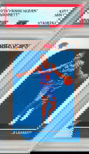 RJ Barrett 2019 Panini Hoops RC PSA 9 Mint #201 (6242)