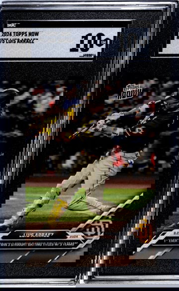 2024 TOPPS LUIS ARRAEZ NOW #775 limited /1700 SGC 10