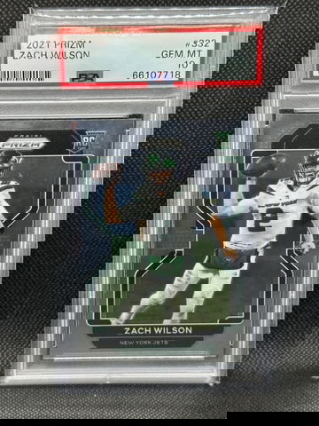 2021 Prizm Zach Wilson PSA 10
