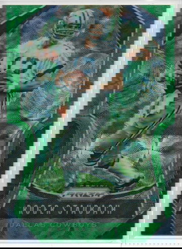 2019 Panini Prizm Green Scope Roger Staubach #270 HOF /75