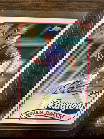 2024 Topps #89BA-EC Evan Carter 1989 Anniversary Auto