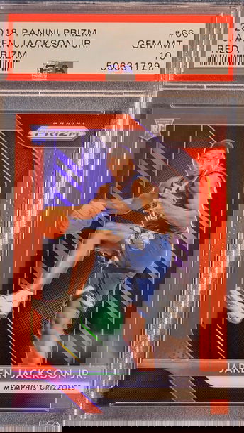 2018 Panini Prizm Red Prizm  Jaren Jackson Jr. Psa 10