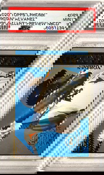 Yordan Alvarez 2020 Topps Gallery Preview RC PSA9 Mint 