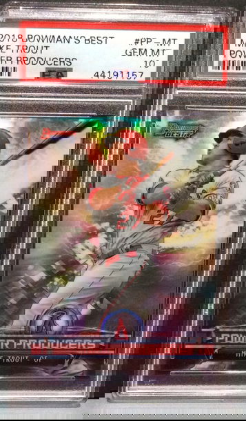 2018 Bowmans Best Mike Trout Power Producers PSA 10