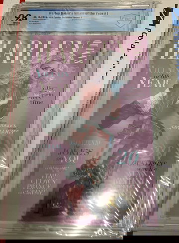 Harley Quinn's Villian of the Year #1 KRS Comics Exclusive Variant A Natalie Sanders CBCS 9.8