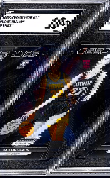 2024-25 Panini Prizm D.P. #8 Caitlin Clark Deep Space SGC 10