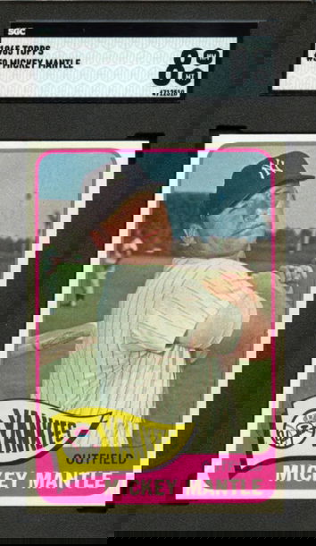 1965 Topps Mickey Mantle SGC 8