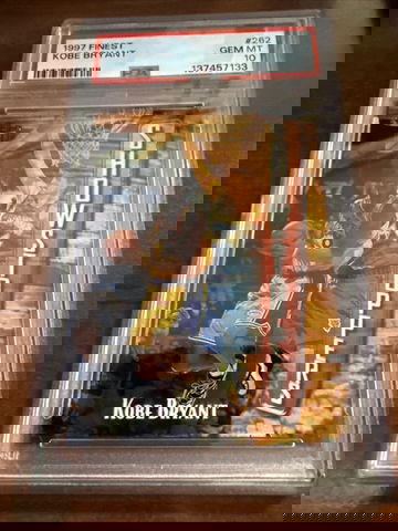 Kobe Bryant 1997 Topps Finest Showstoppers #262 Graded PSA 10 Gem Mint Read