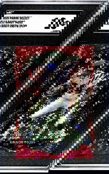 2020 Panini Select Randy Moss Red Disco 39/49