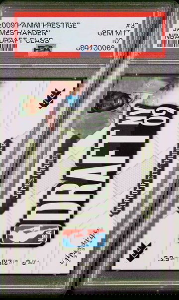 2009 Panini Prestige James Harden NBA Draft Class #3 PSA 10 [BK-2A.41]