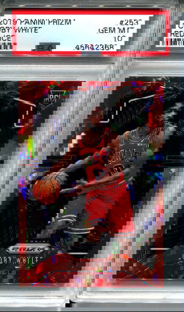 Coby White Red Ice Prizm PSA 10