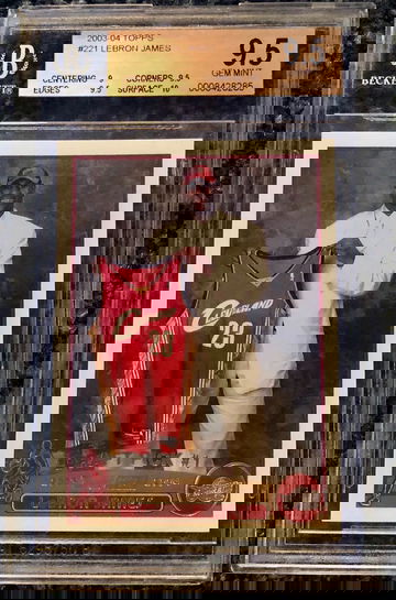 Lebron James 2003 Topps BGS 9.5 Rookie